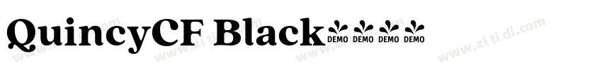 QuincyCF Black字体转换
